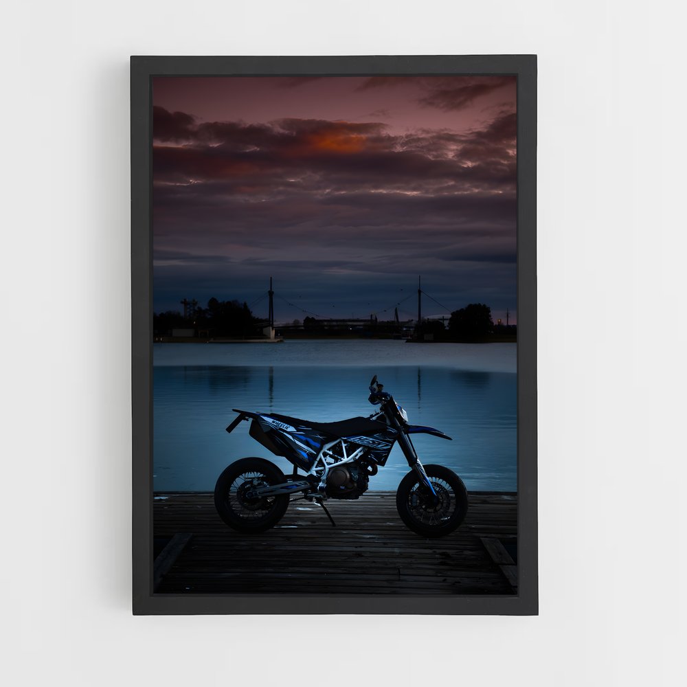 Poster Aventure sur le Quai – affiche Husqvarna (vue 2)